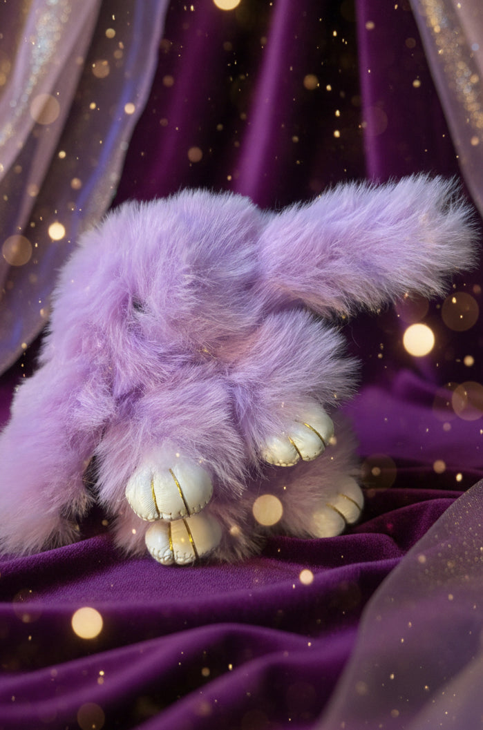 Fluffy Rabbit Keychain