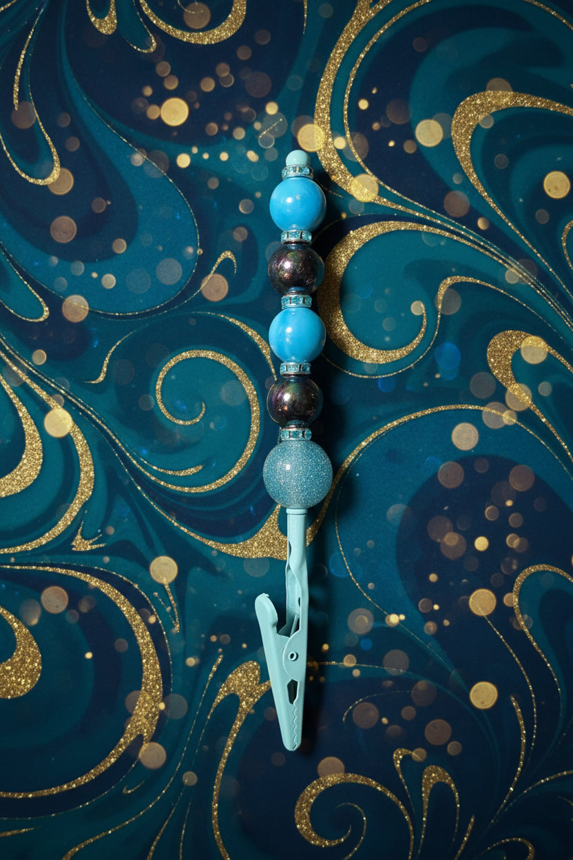 Beaded Alligator Clip