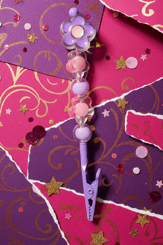 Beaded Alligator Clip