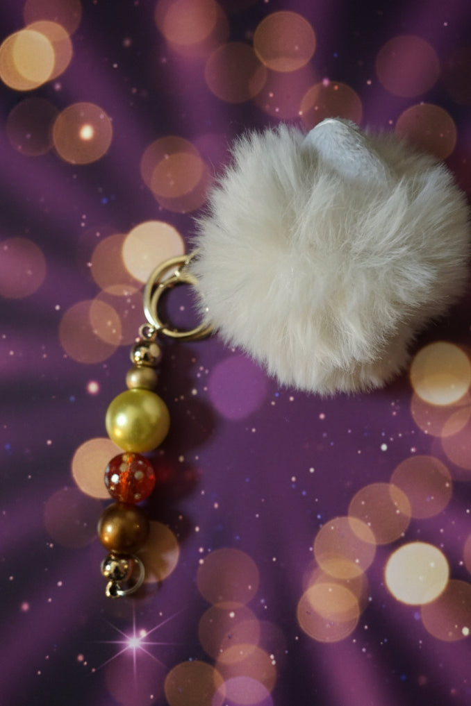 Beaded Keychain with accessory