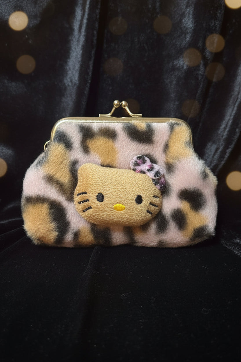 Hello Kitty Leopard Print Coin Purse