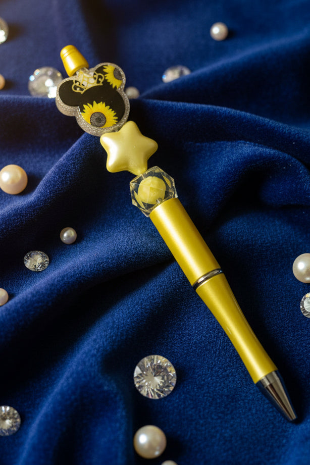Beaded Character Pen