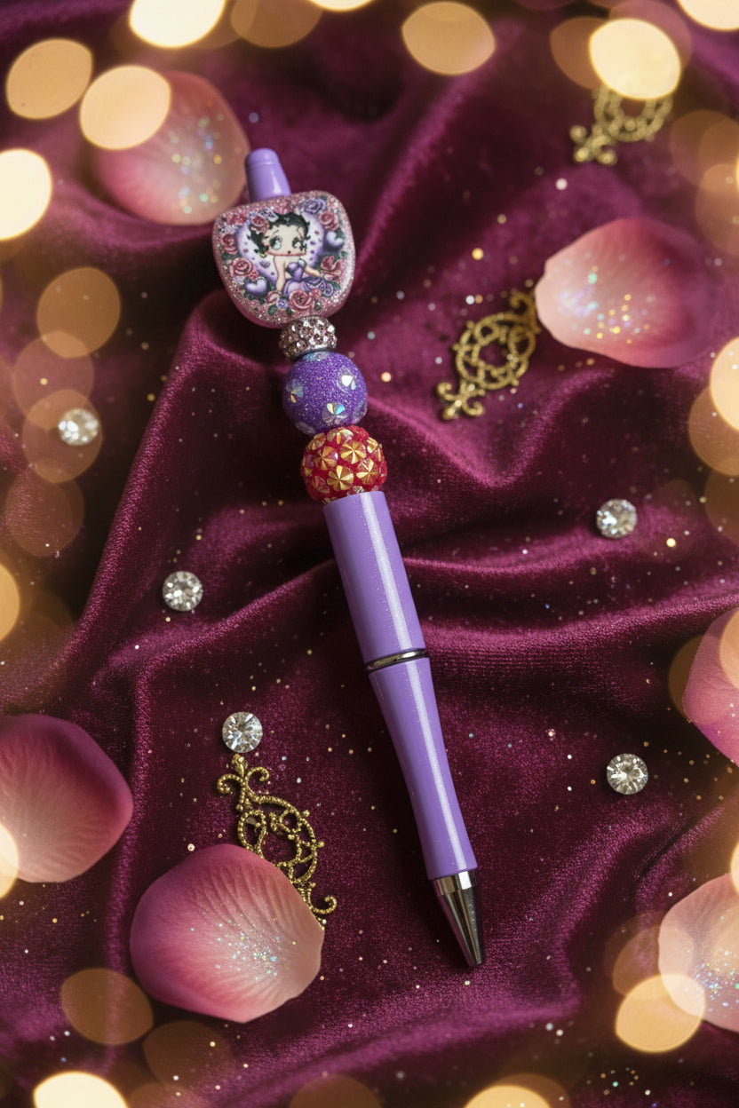 Beaded Character Pen