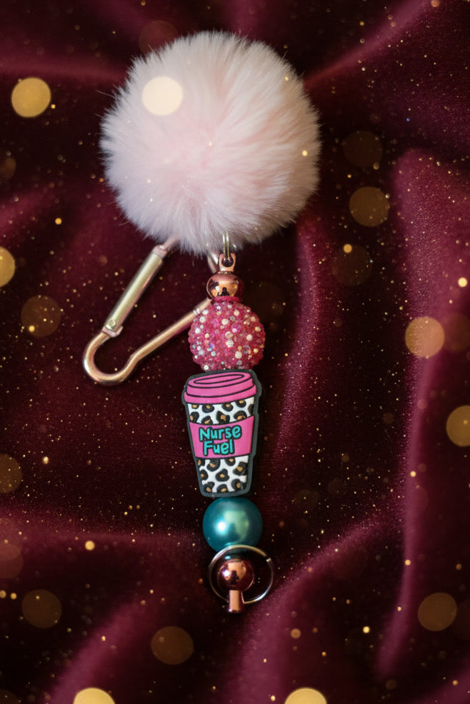 Beaded Keychain with accessory