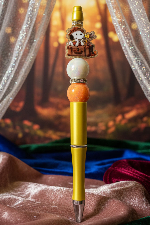 Beaded Character Pen