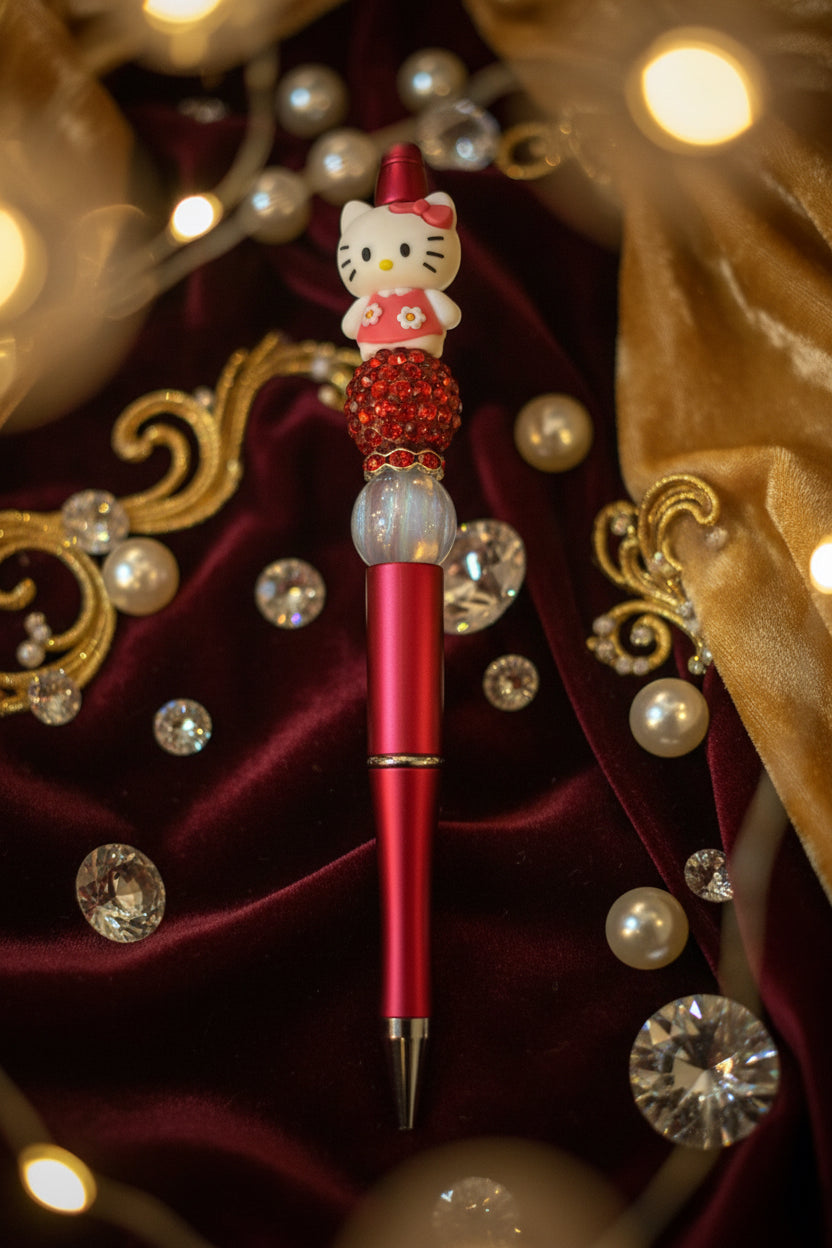 Beaded Character Pen
