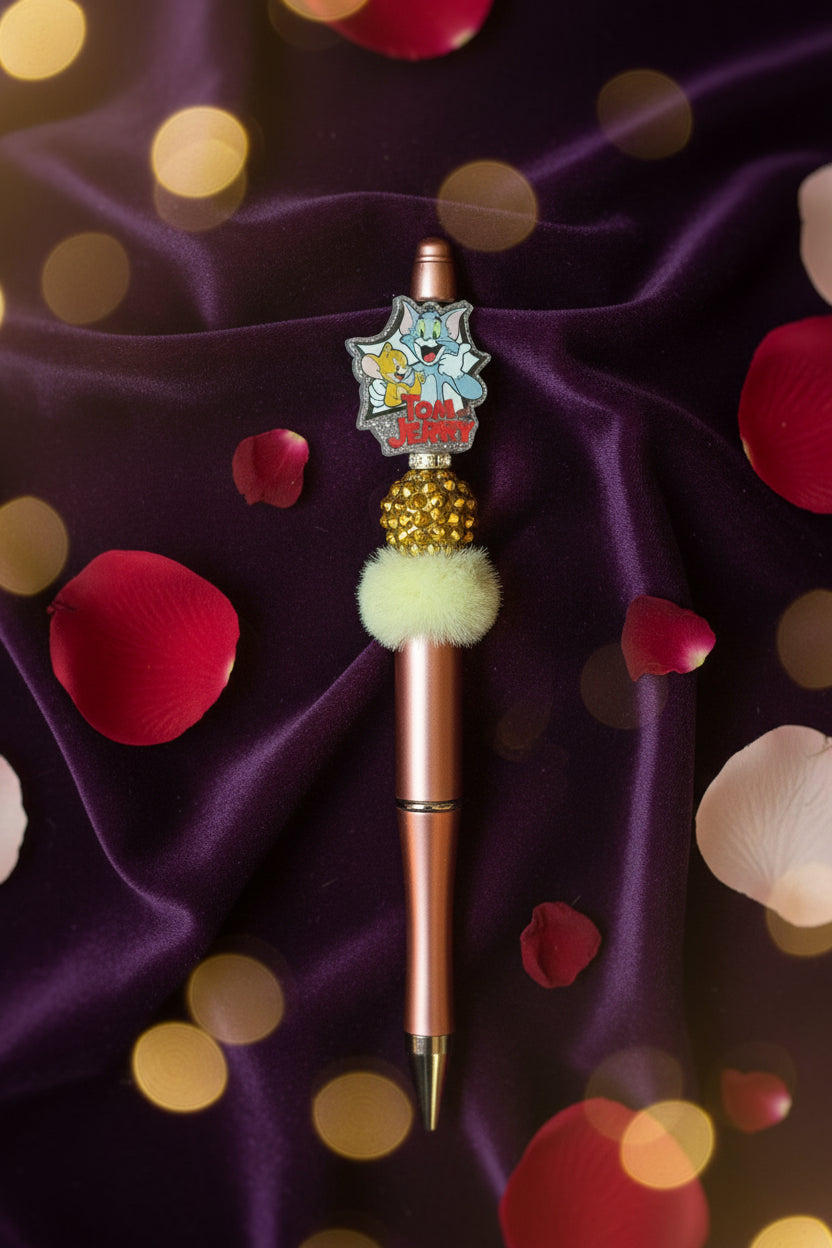 Beaded Character Pen