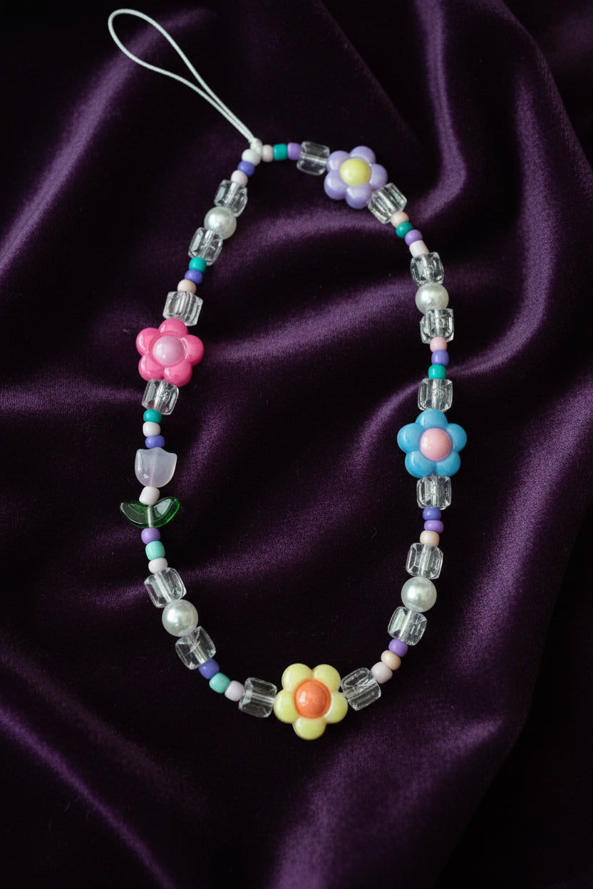 Beaded Cell Phone Wristlet
