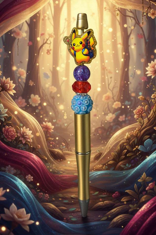 Beaded Character Pen