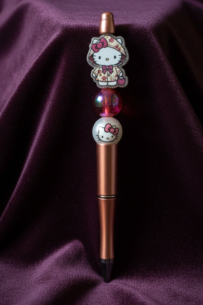 Beaded Character Pen