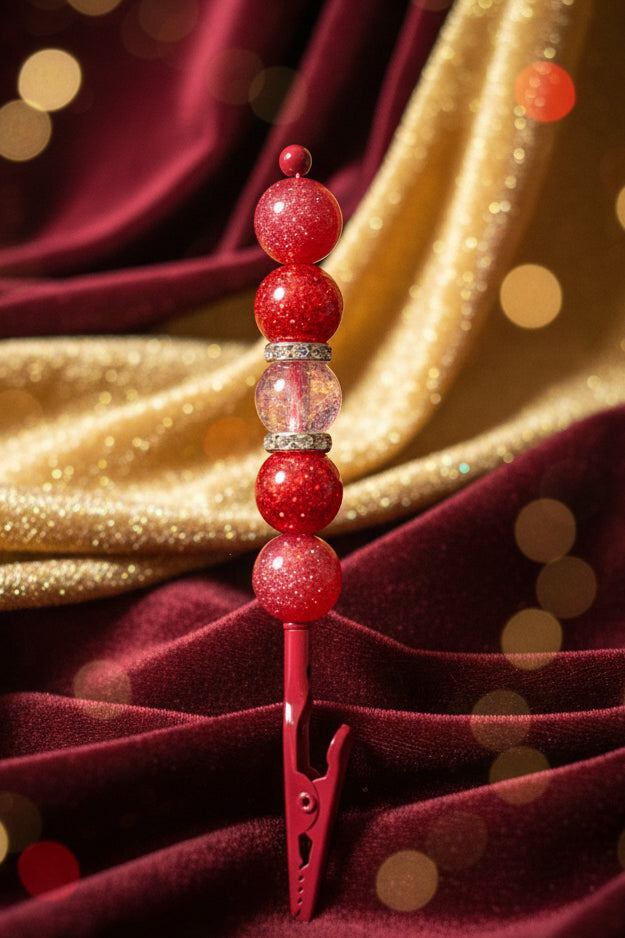 Beaded Alligator Clip