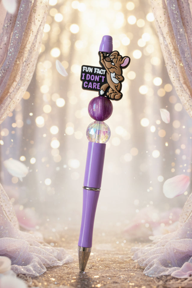 Beaded Character Pen