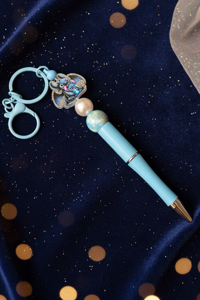 Beaded Pen Keychain