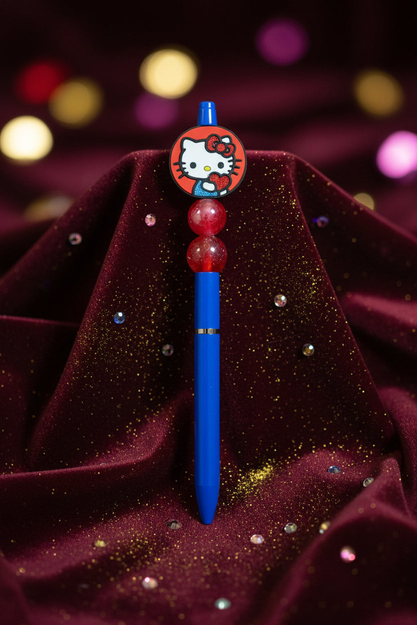 Beaded Character Pen
