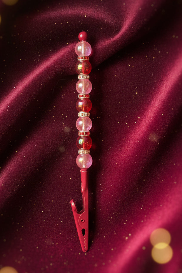 Beaded Alligator Clip
