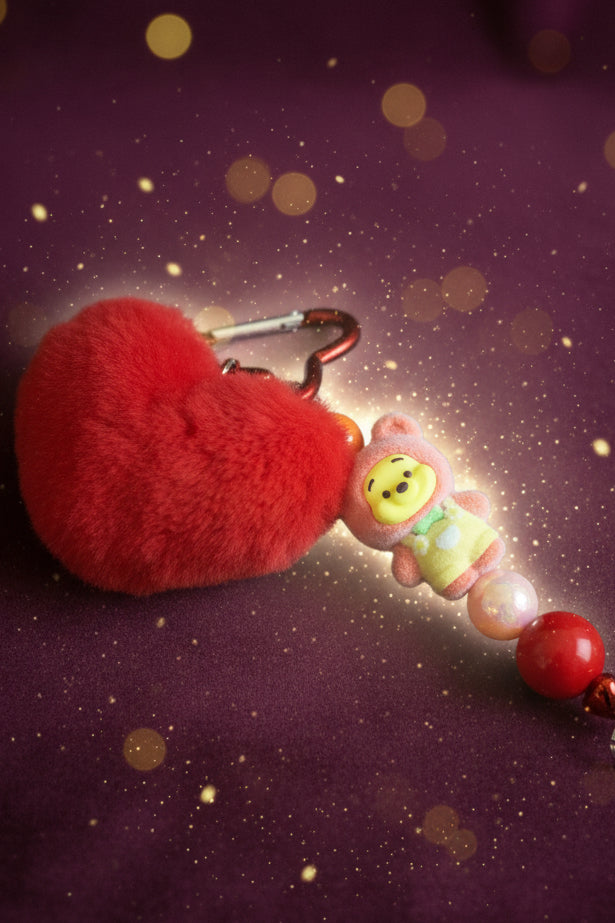 Beaded Keychain with accessory
