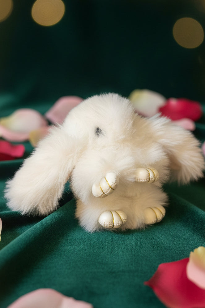 Fluffy Rabbit Keychain