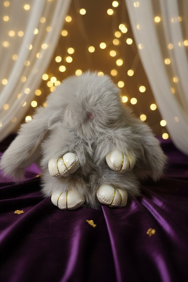 Fluffy Rabbit Keychain