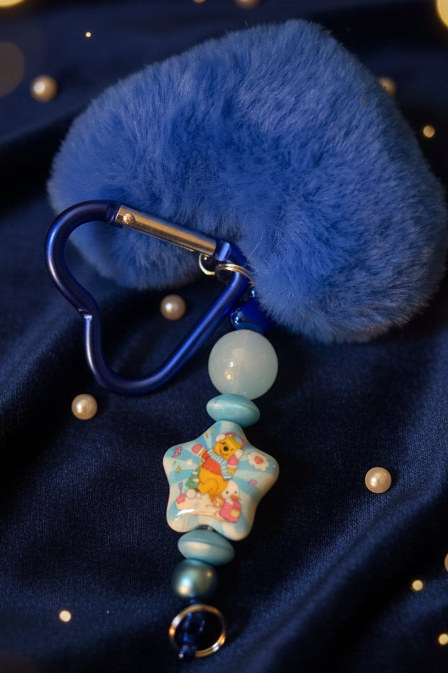 Beaded Keychain with accessory