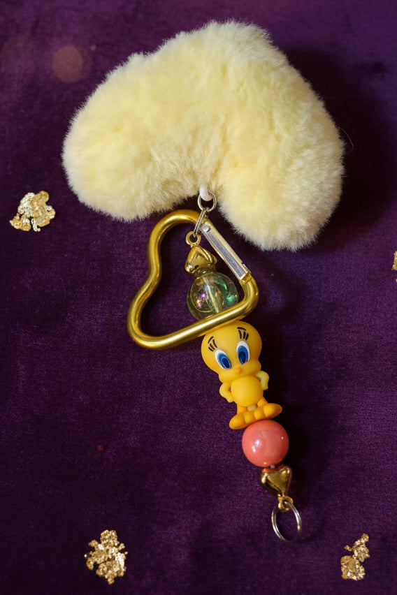 Beaded Keychain with accessory