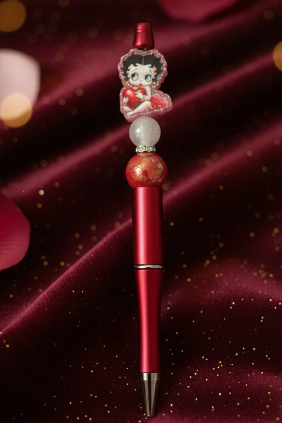 Beaded Character Pen