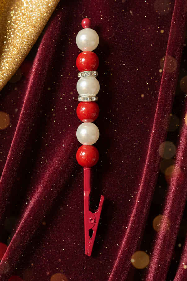 Beaded Alligator Clip