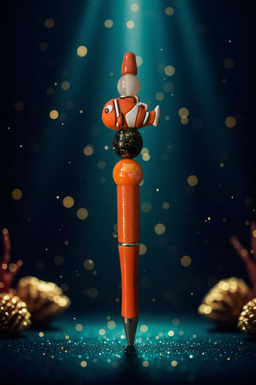 Beaded Character Pen