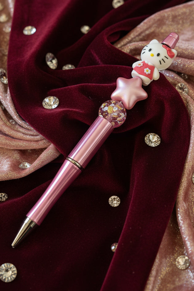 Beaded Character Pen