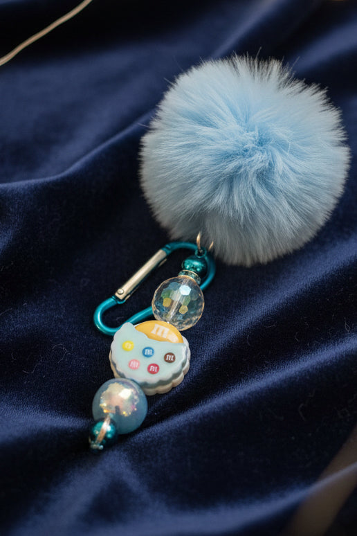 Beaded Keychain with accessory