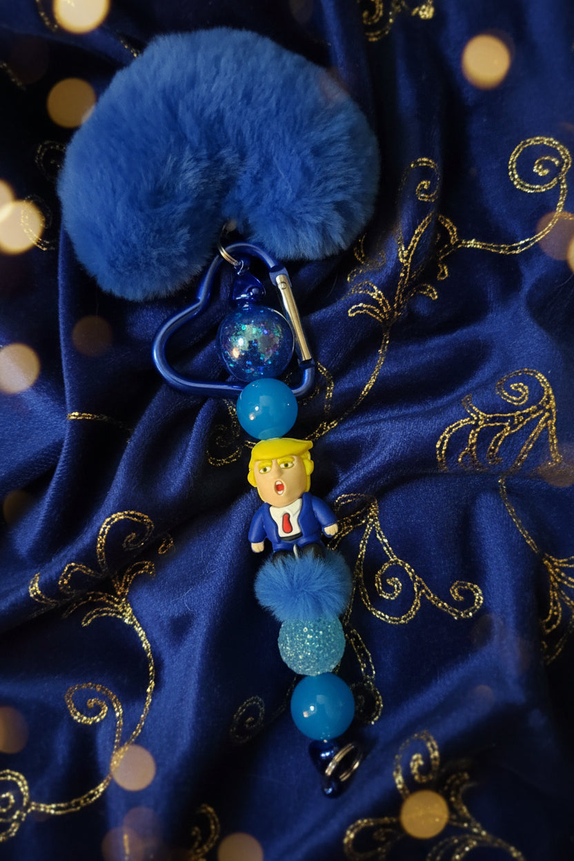 Beaded Keychain with accessory