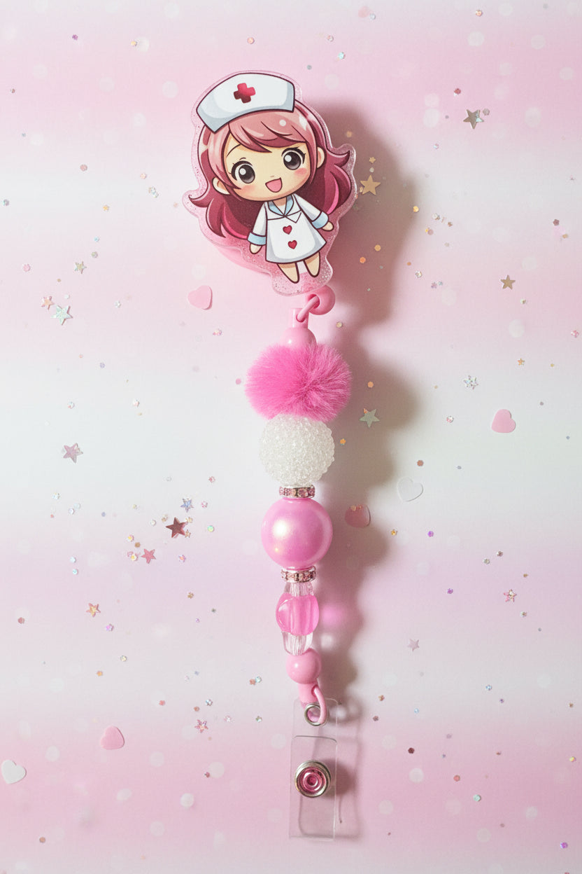 Beaded Badge Reels