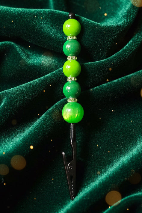 Beaded Alligator Clip