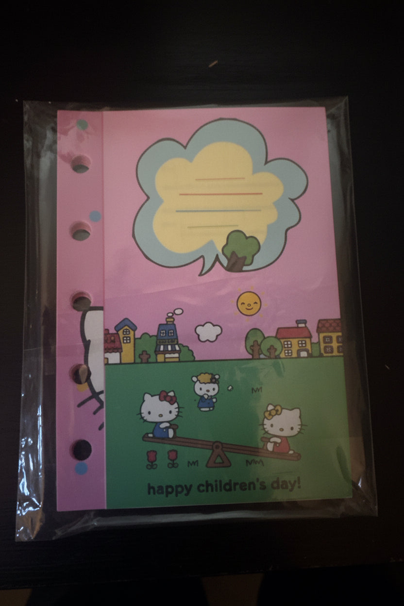 A6 Character Refill Paper