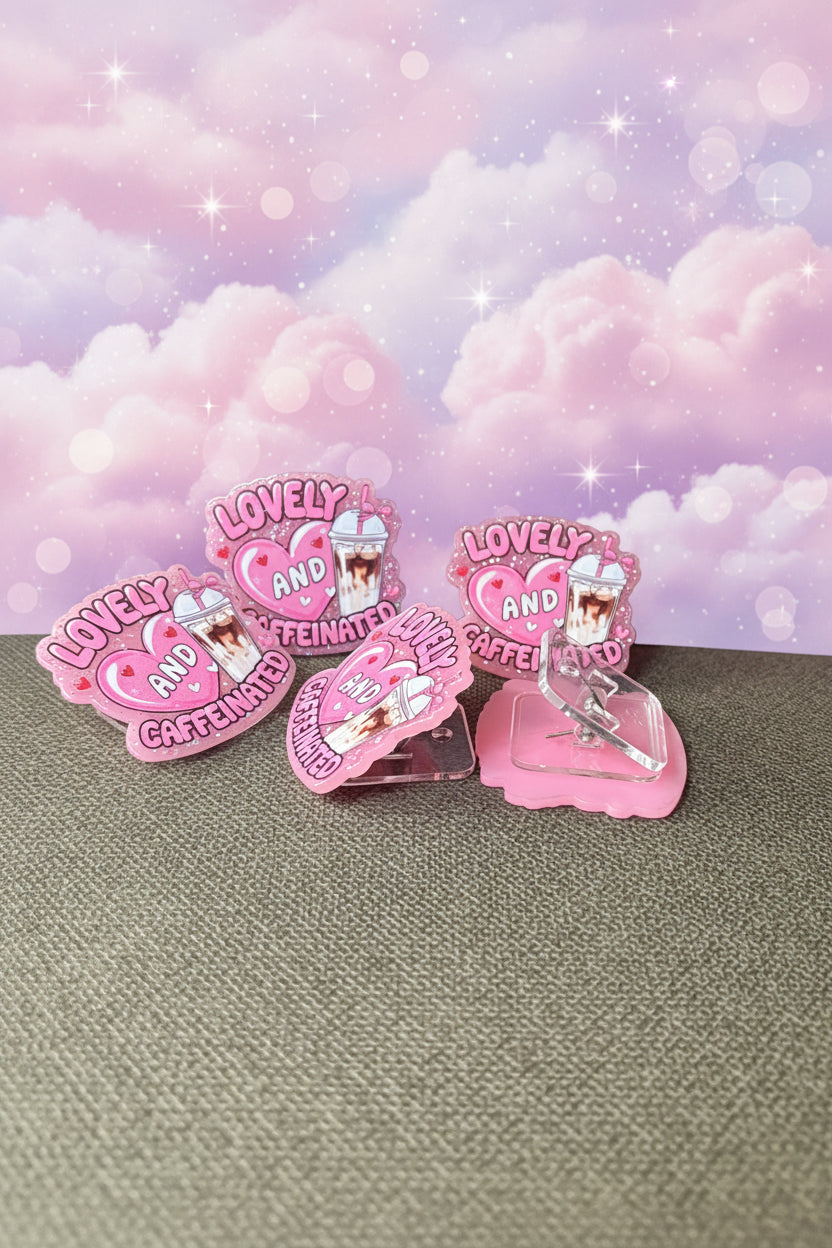 Small Acrylic Designer & Character Spring Clip