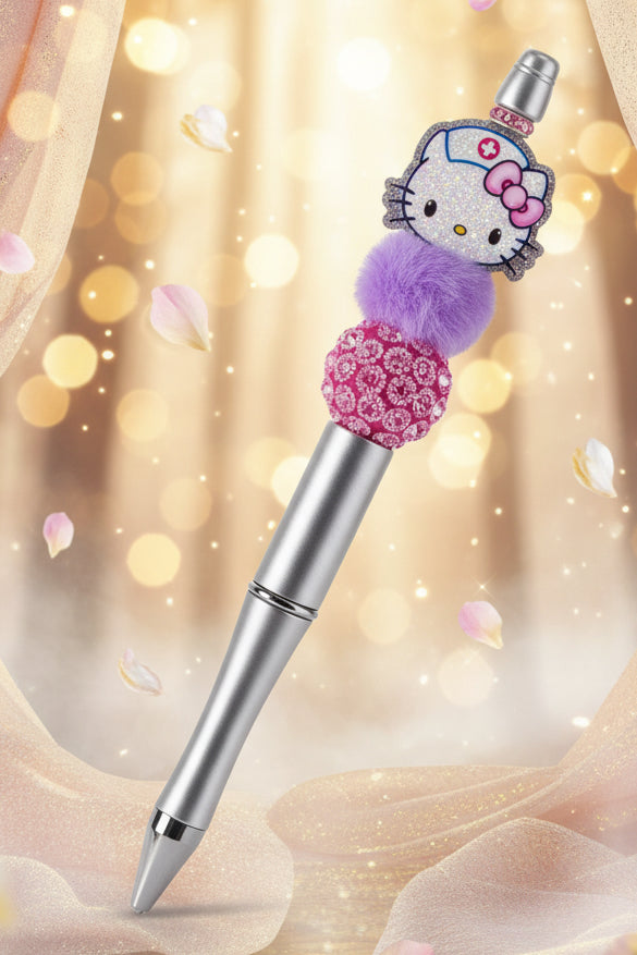 Beaded Character Pen