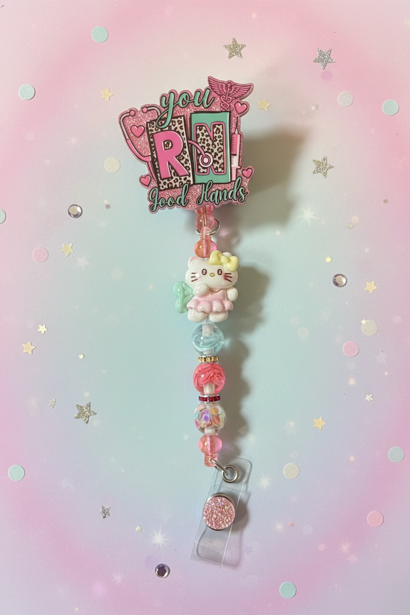 Beaded Badge Reels